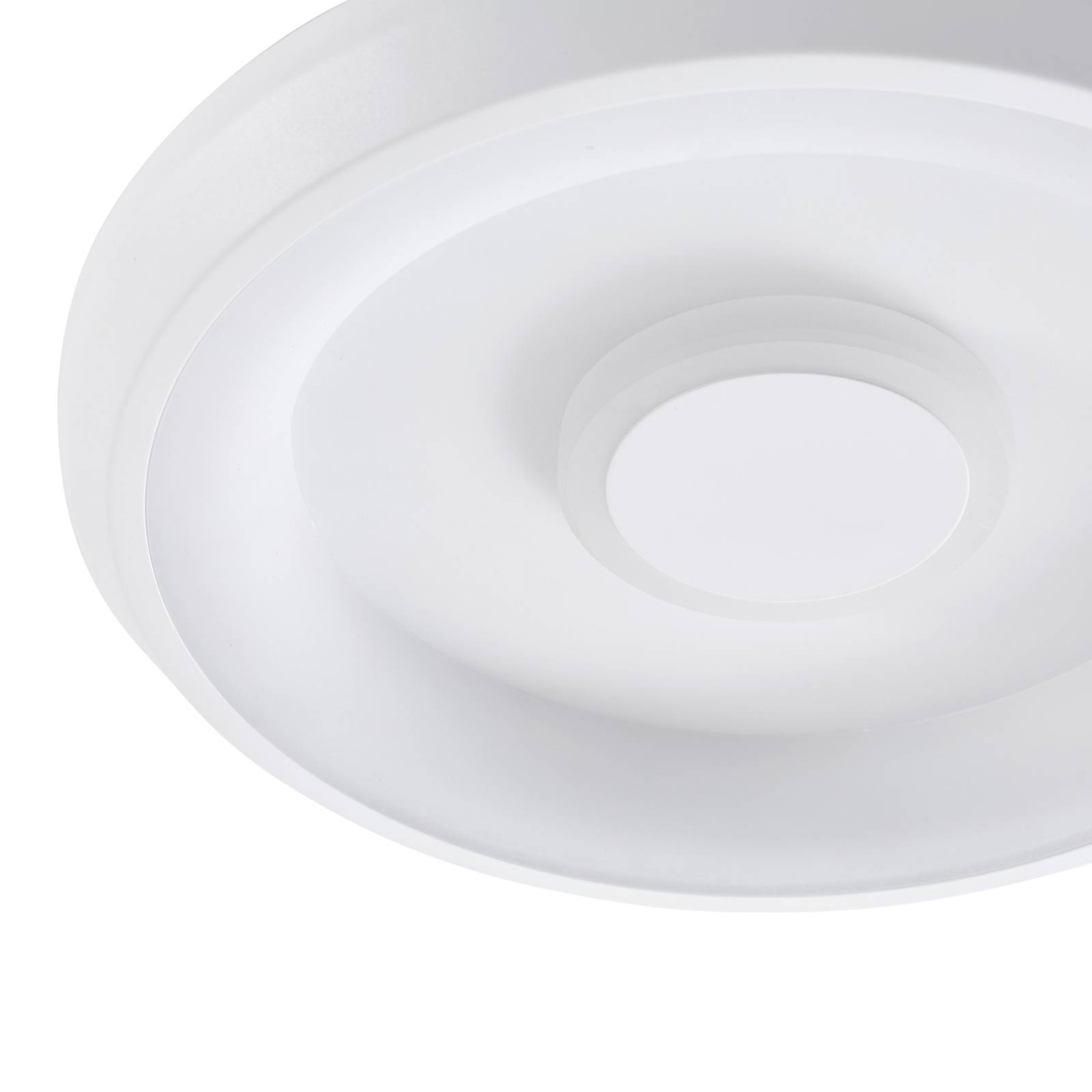 Lampa sufitowa LED Lindby Smart, Ø 38 cm, biały, RGB, Tuya