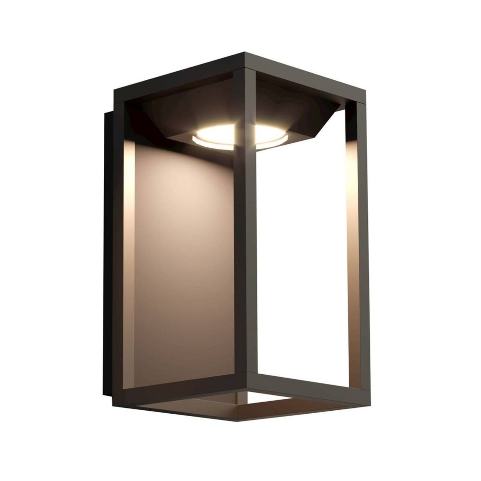 Faskia Outdoor Wall Lamp Black - Lucande