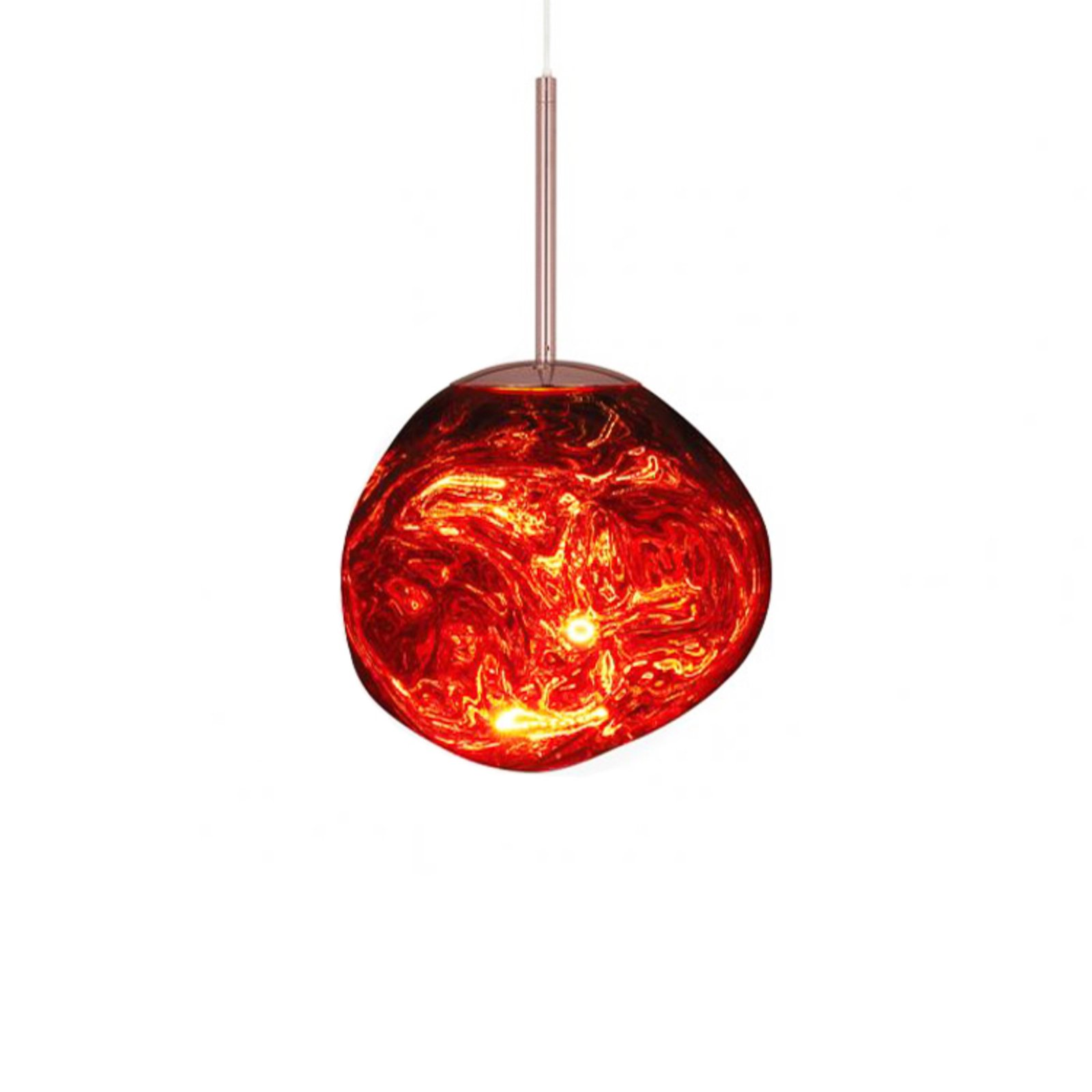 Melt Mini LED závesné svietidlo, Ø 28 cm, medená - Tom Dixon