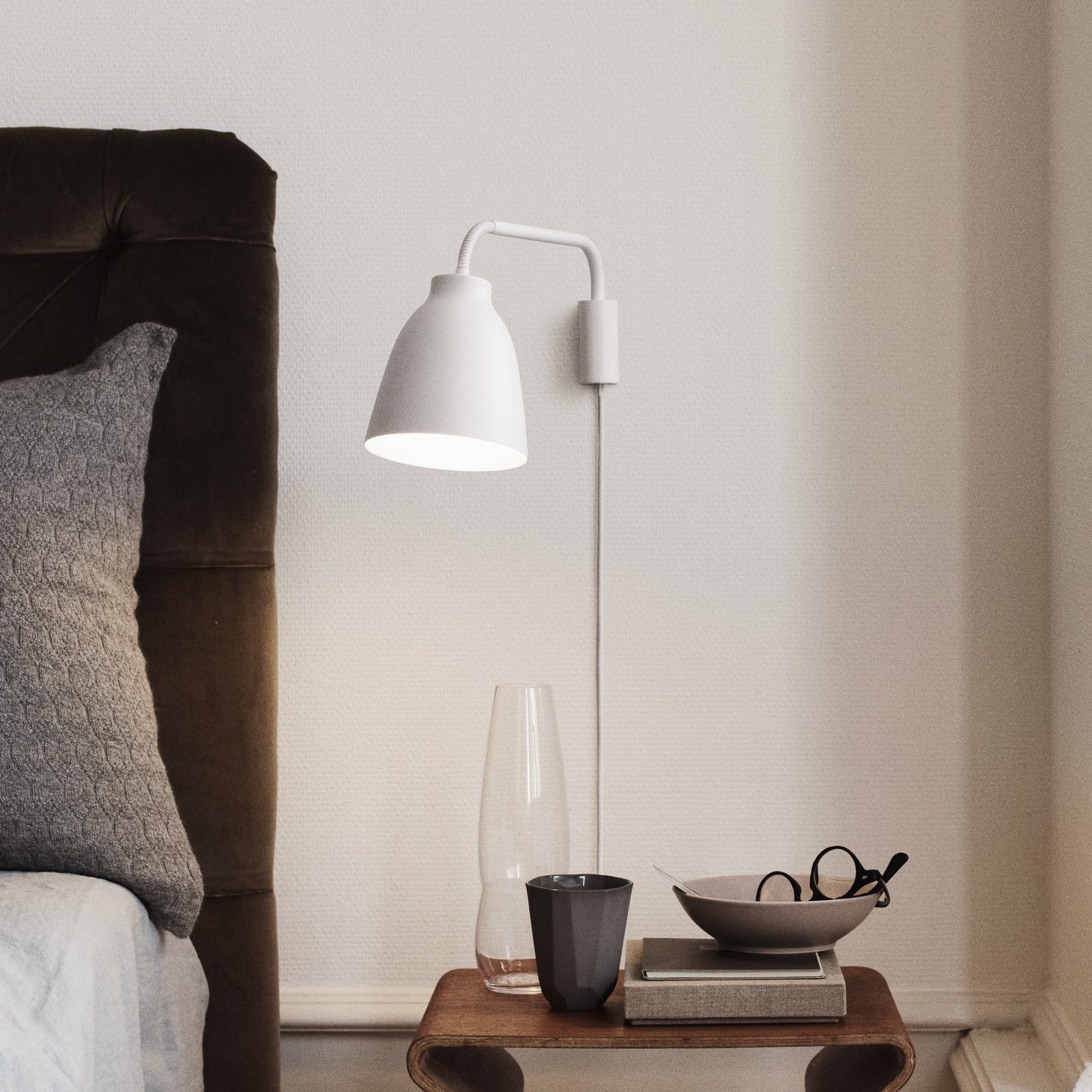 Caravaggio Read Vegglampe Hvit - Fritz Hansen