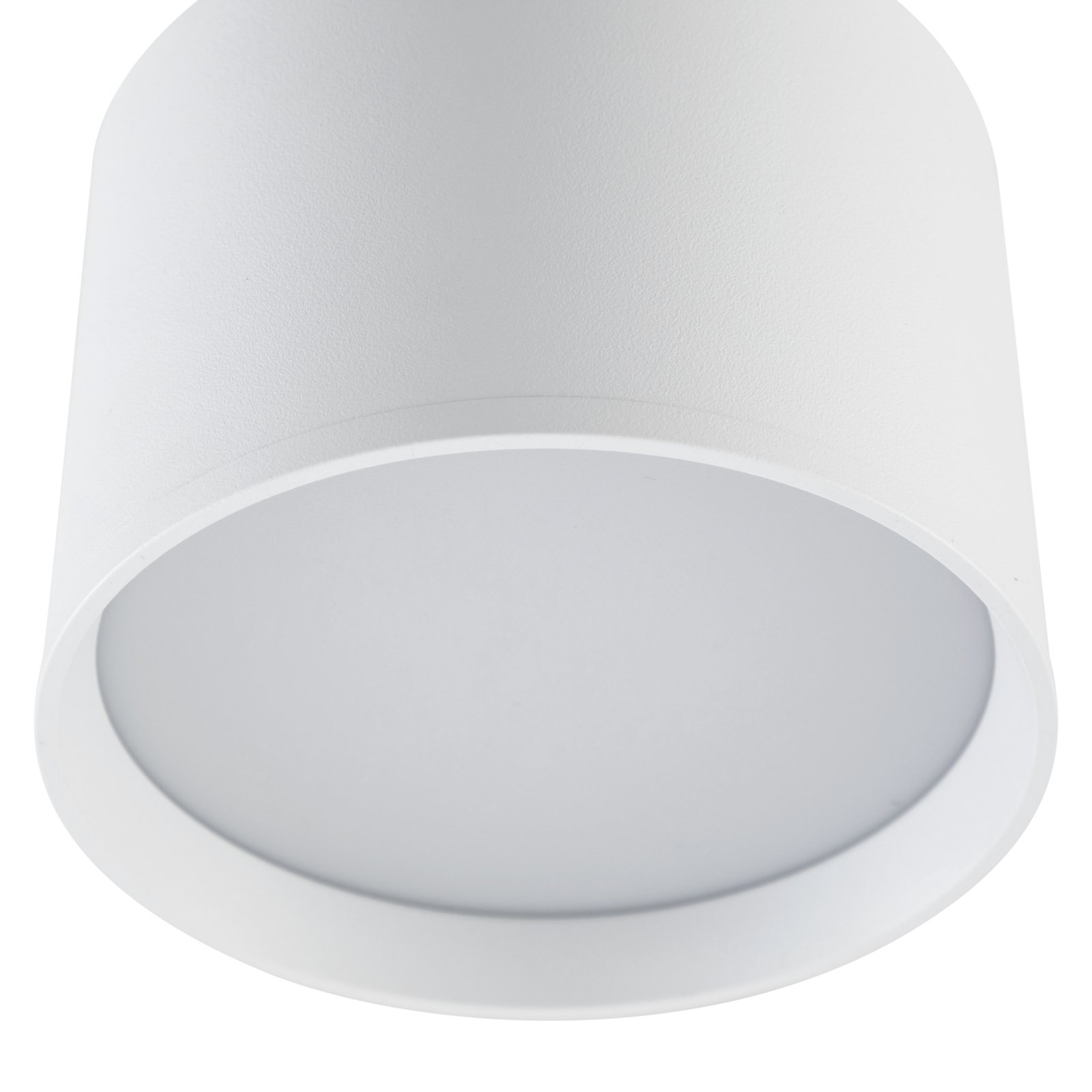 Lindby LED spotlight Nivoria, Ø 12 cm, sand white
