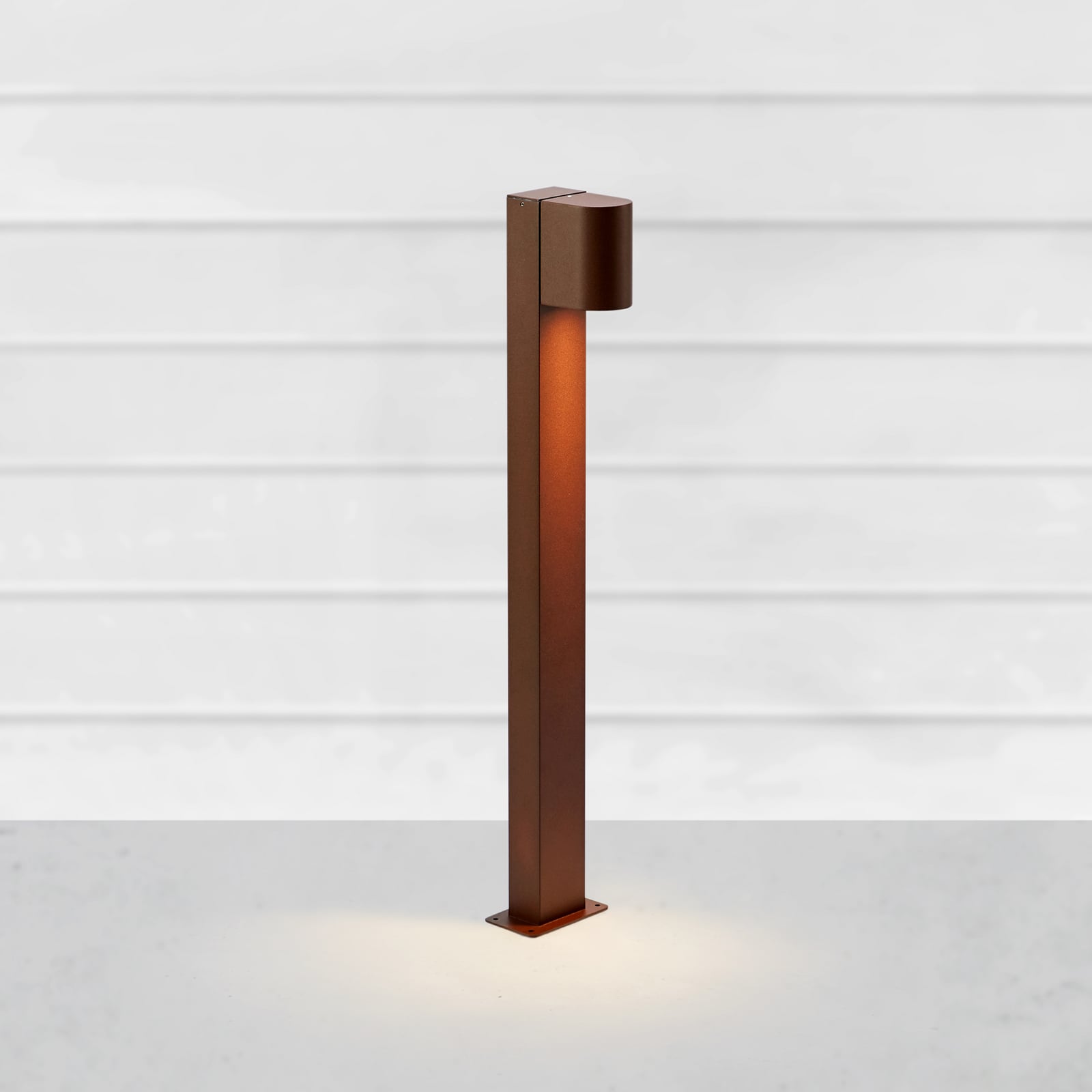 Alor LED svjetiljka za stazu, smeđa, IP65, visina 75 cm, prigušljiva
