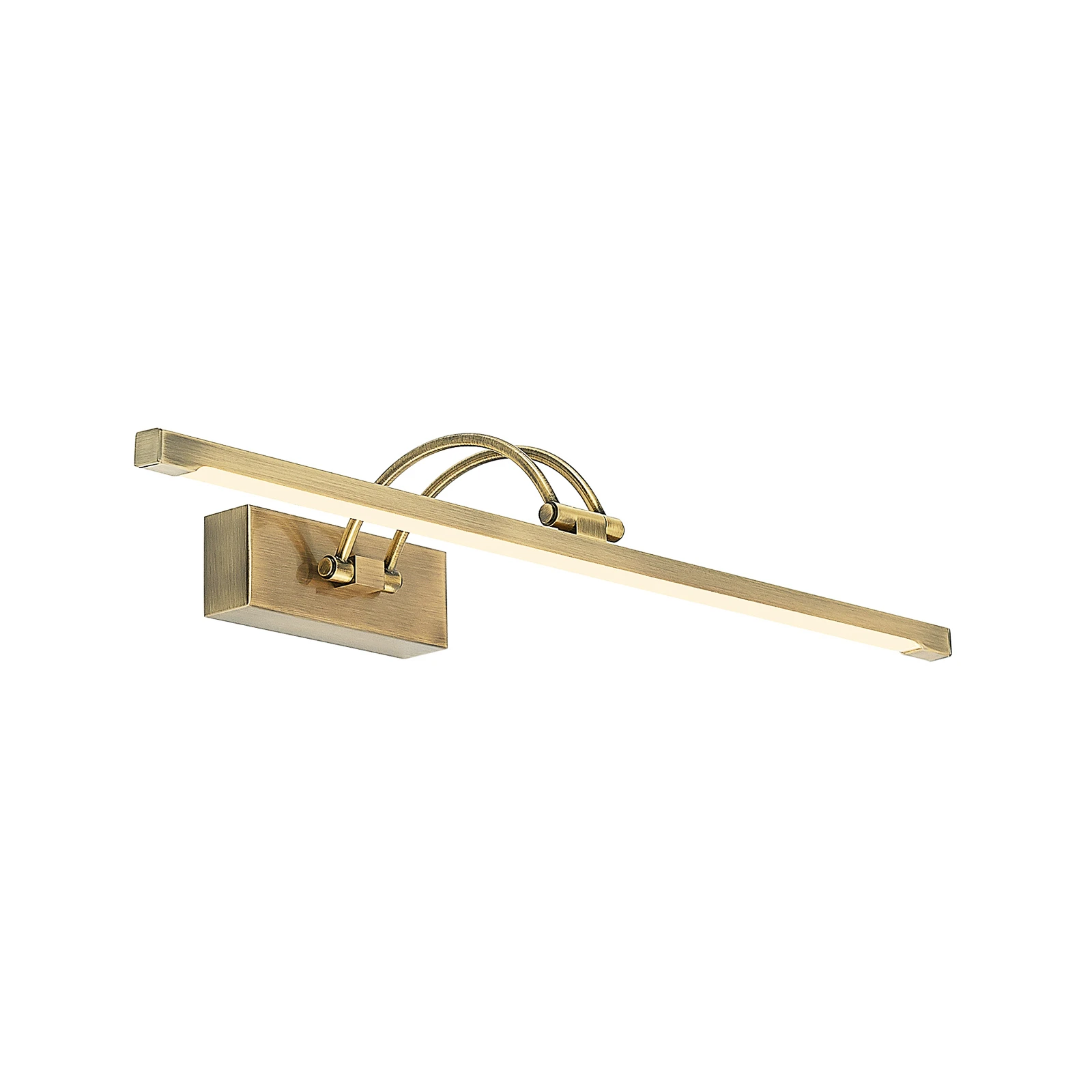 Lucande Felena LED schilderijlamp, messing antiek