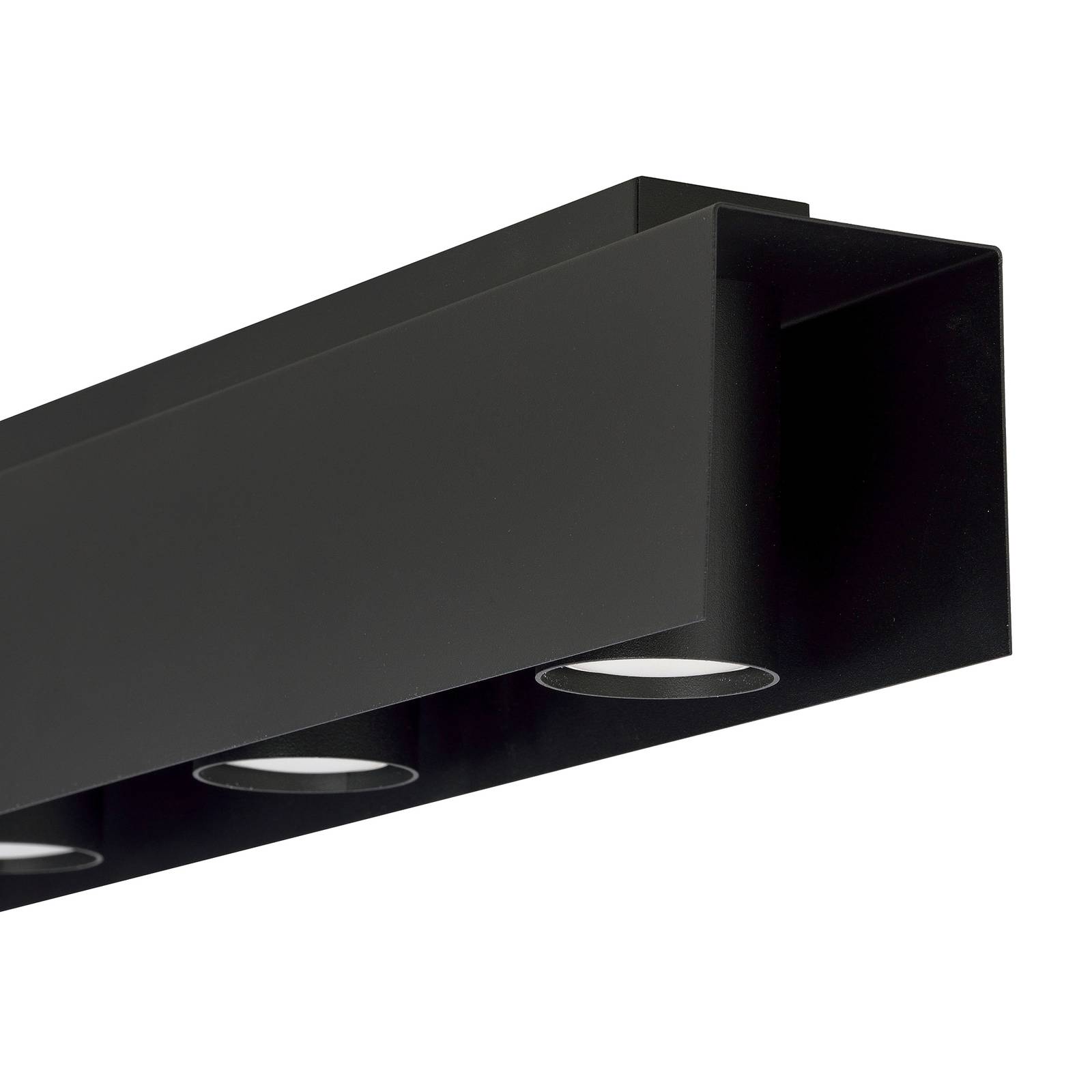 Lampa sufitowa Kenno, czarna, 3-punktowa