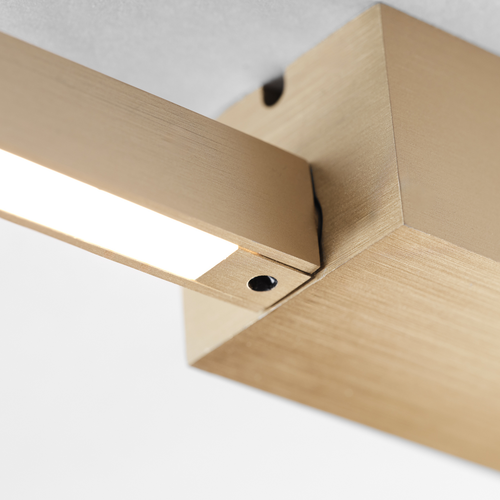 Stripe C/W LED-Lichtleiste, messing, 200 cm, CCT - Light-Point