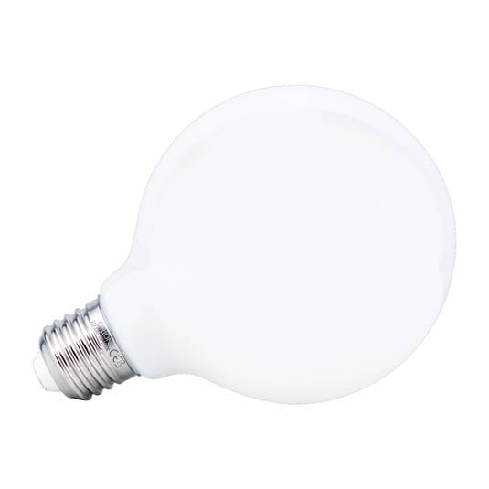 Globe LED bulb E27 8 W G95 2,700 K opal dimmable