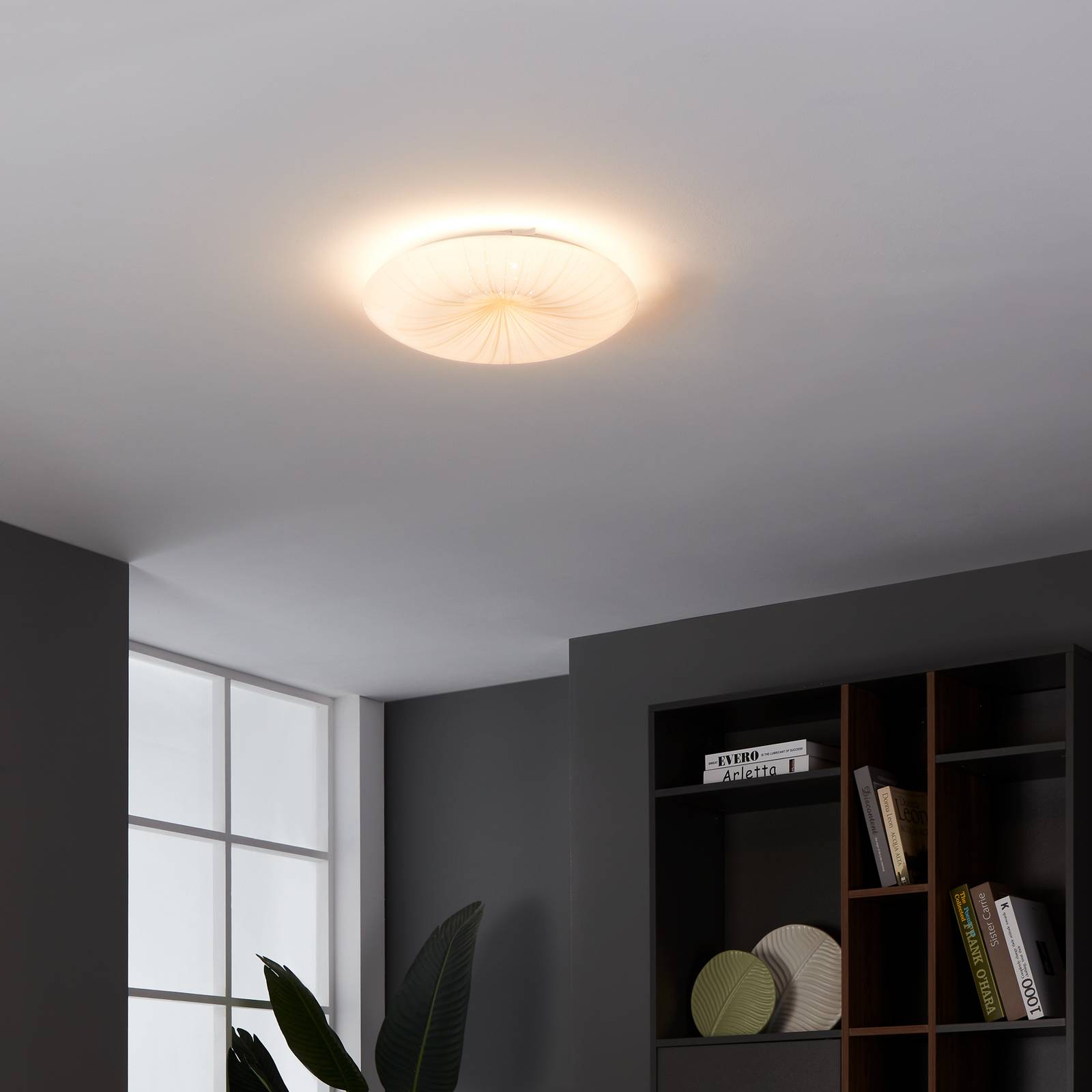 Nieves 1 lampa sufitowa LED z belką Ø31cm
