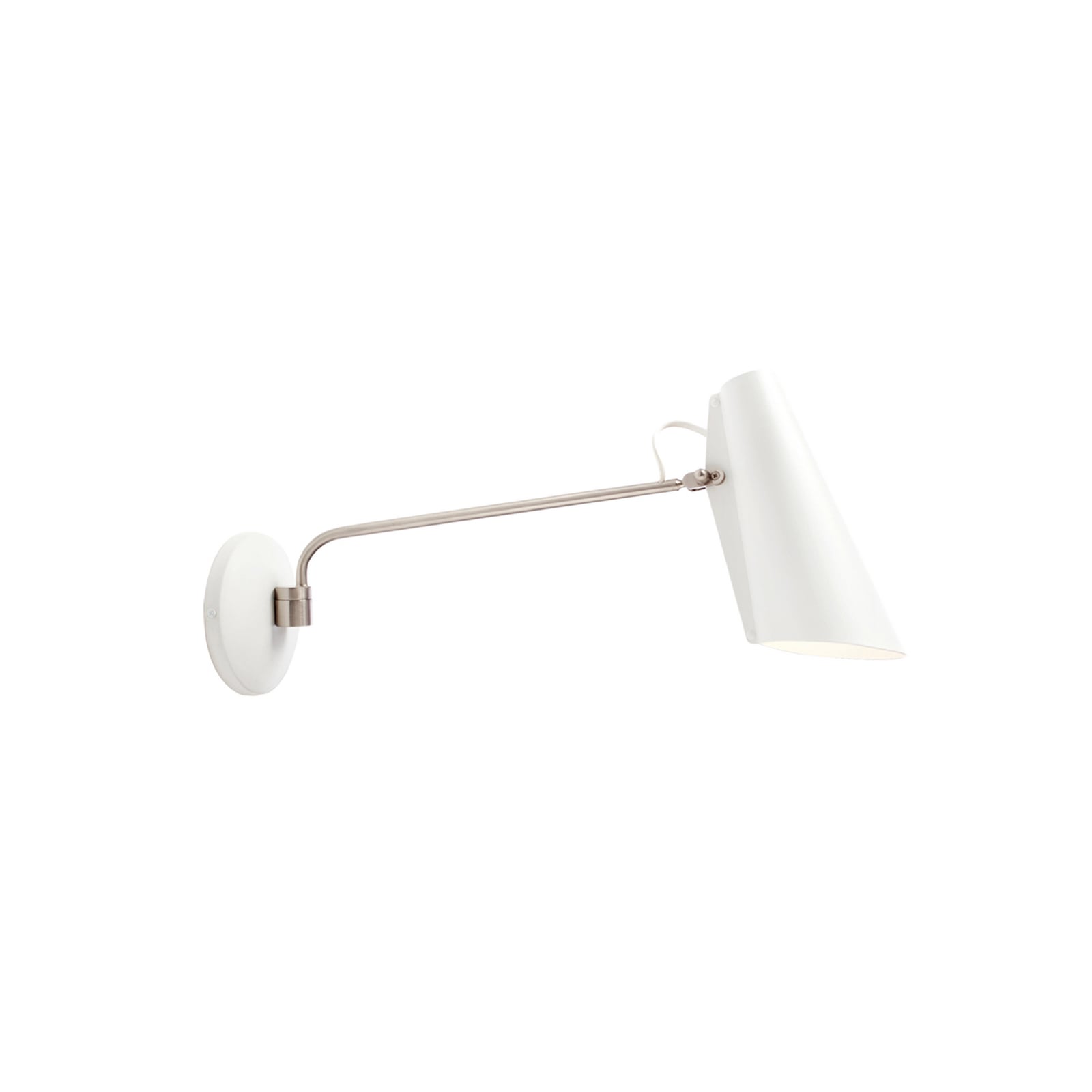Birdy Wandlamp Wit/Chroom - Northern