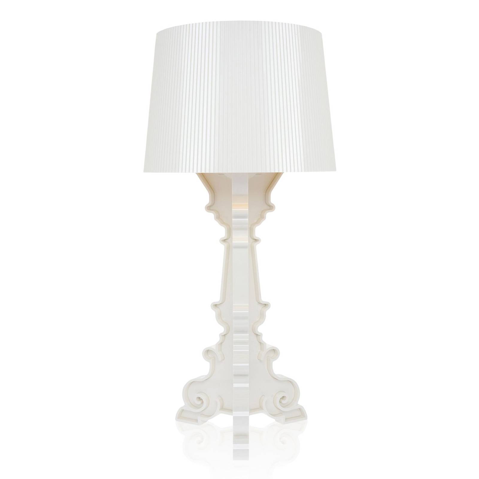 Kartell Bourgie lampa stołowa LED E14, biała/złota