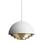 Milieu Colour Mini Závěsné Světlo White/Brass - Warm Nordic