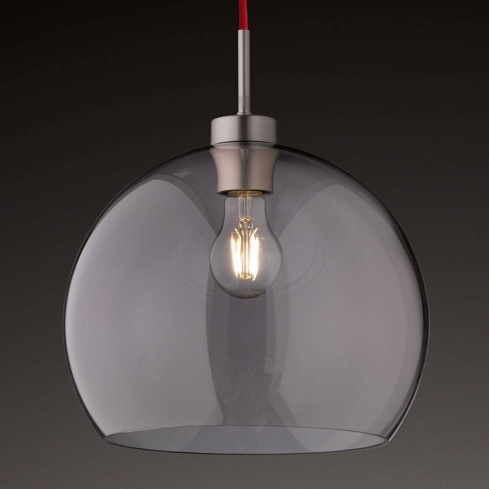Szklana lampa wisząca Clear, 30 cm
