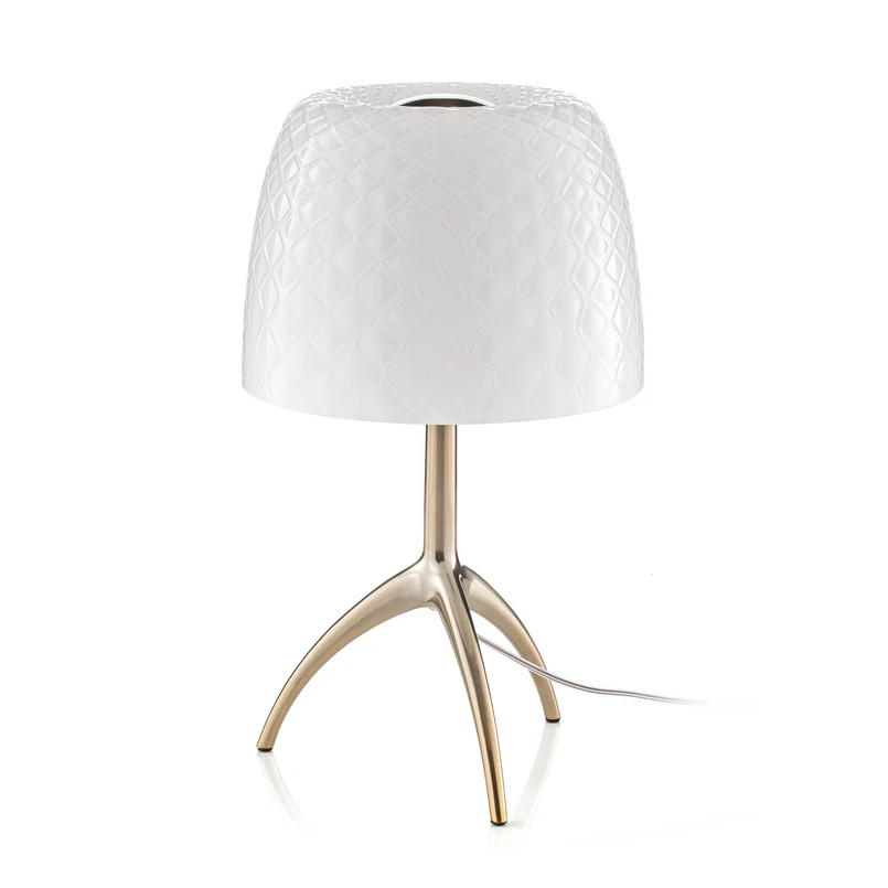 Foscarini – Lumiere Grande 30th Tischleuchte Golden/Pastilles On/Off