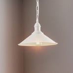 Elmo hanging light, 1-bulb, white