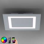 Paul Neuhaus Q-MIRAN LED ceiling light, 30 x 30 cm