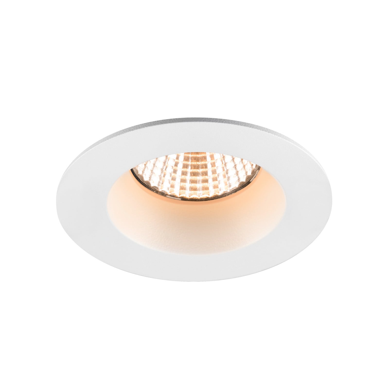 New Tria LED plafond inbouwspot, rond, wit, IP65, 2.700 K, 38° SLV - Badkamer - Aluminium - 1 lamp