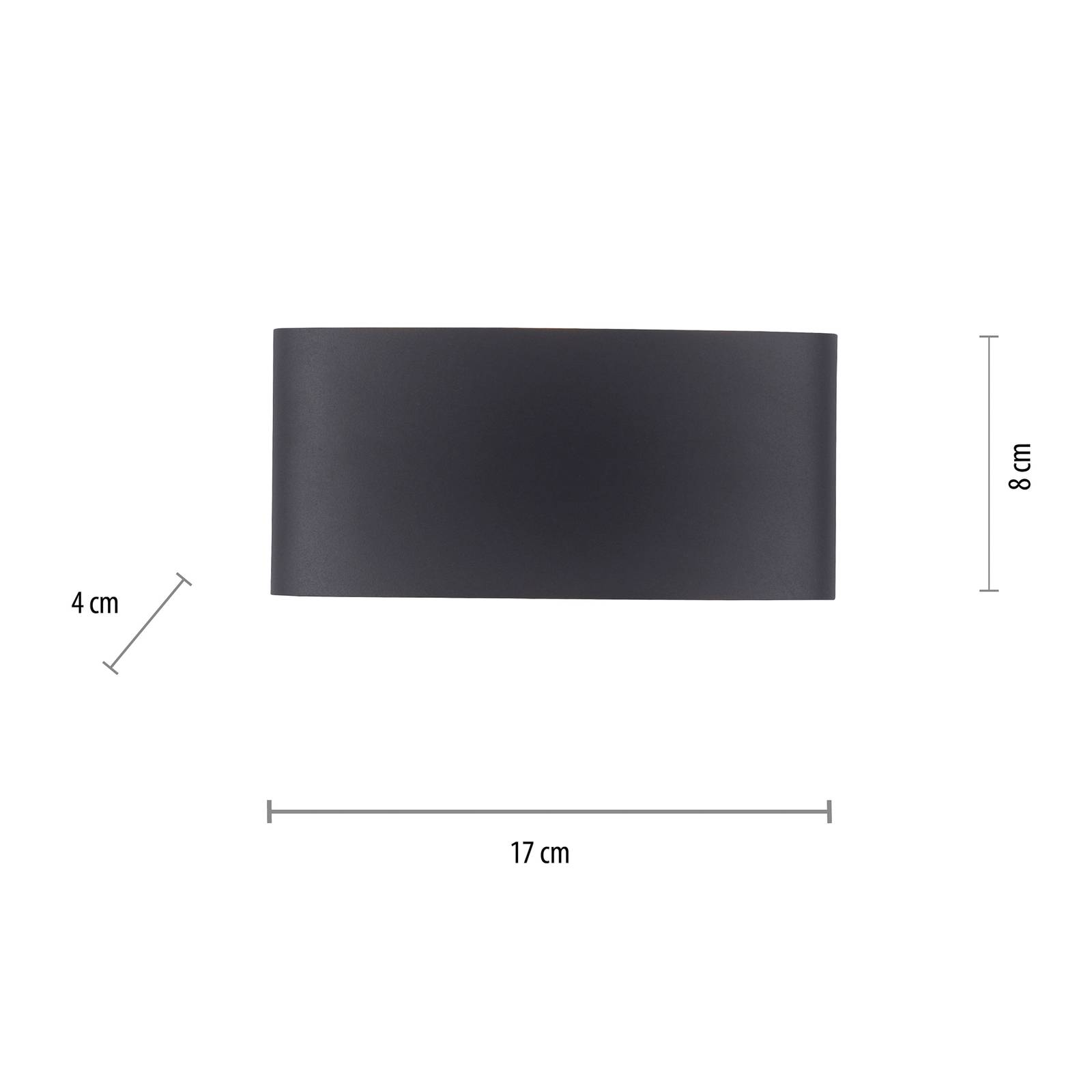 Paul Neuhaus kinkiet zewnętrzny LED Carlo, 17 cm, 6-punktowa, IP54