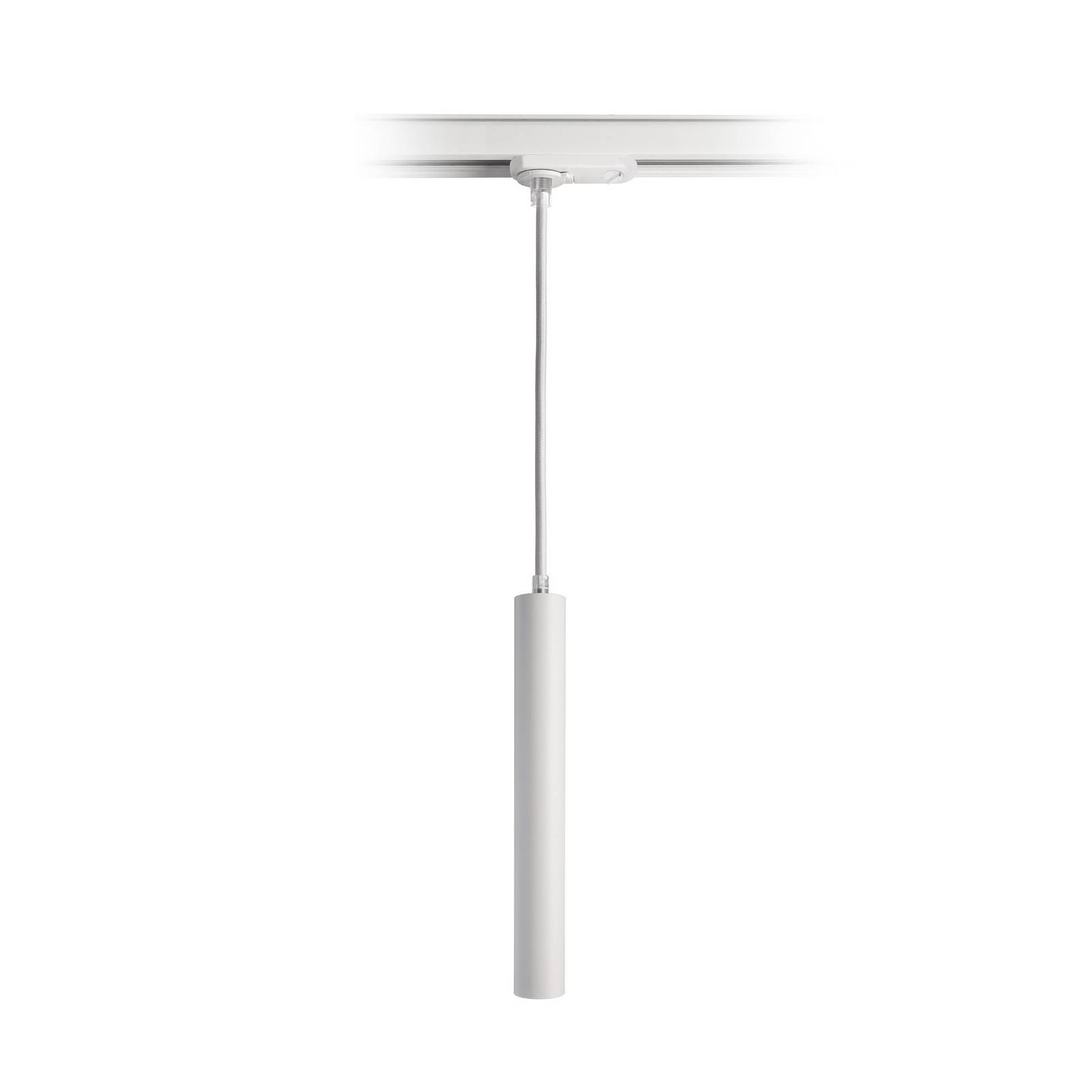 Deko-Light Suspension LED Slim rail monophasé, blanc, aluminium, 5 W, 2 700 K