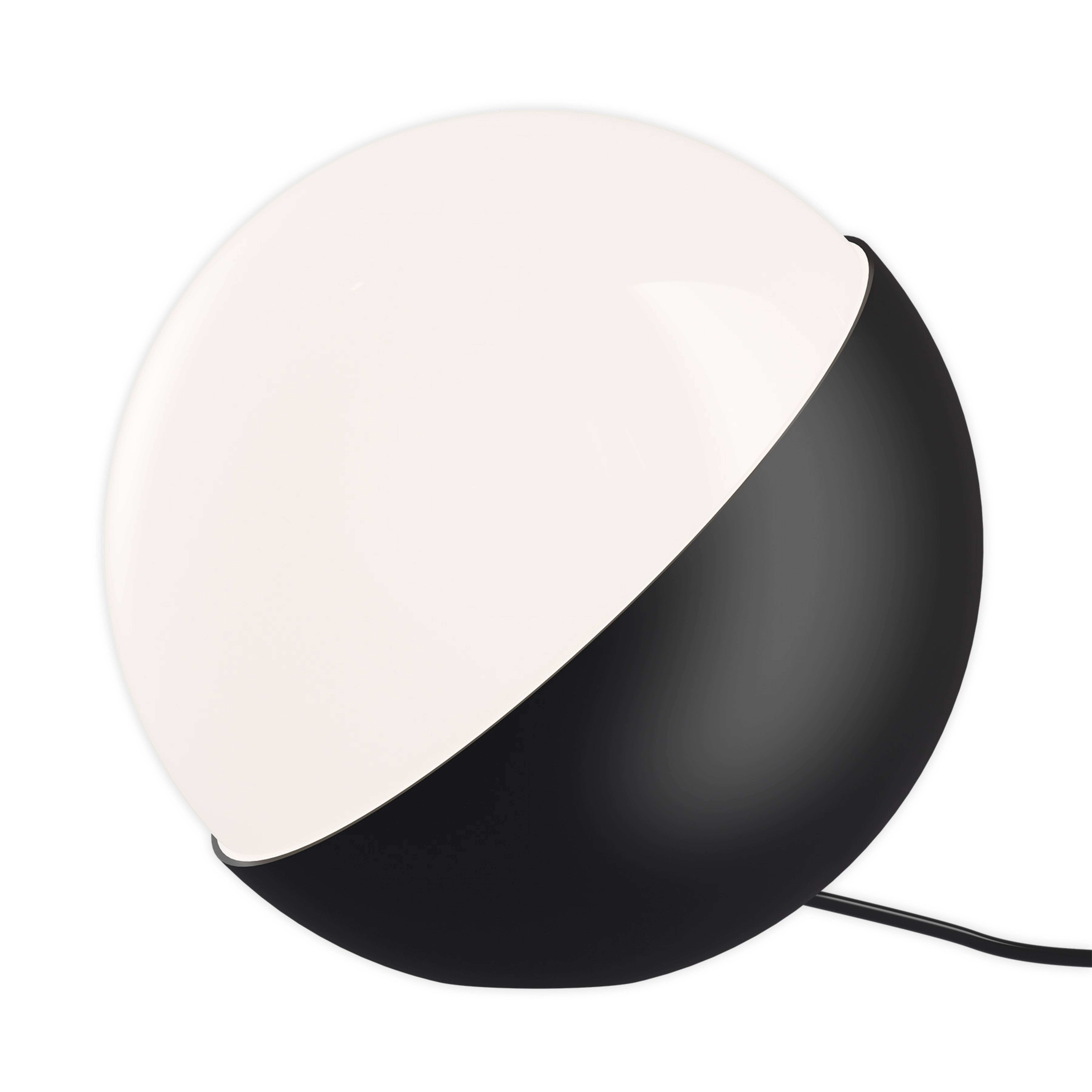 Lámpara de mesa Louis Poulsen VL Studio negra, Ø 25cm