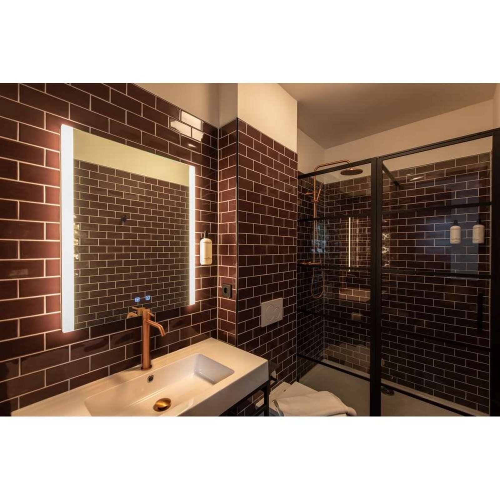 Trukko Square Mirror Defog - SLV