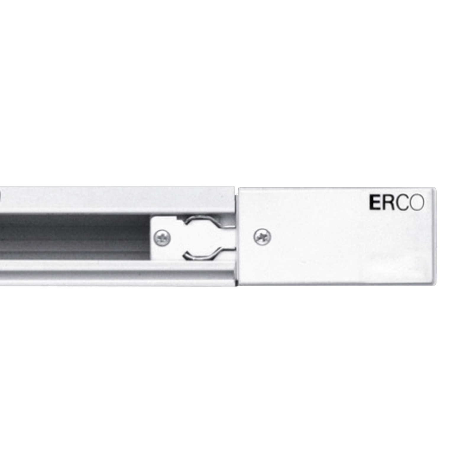 ERCO 3-Phasen-Einspeisung Schutzleiter links weiß