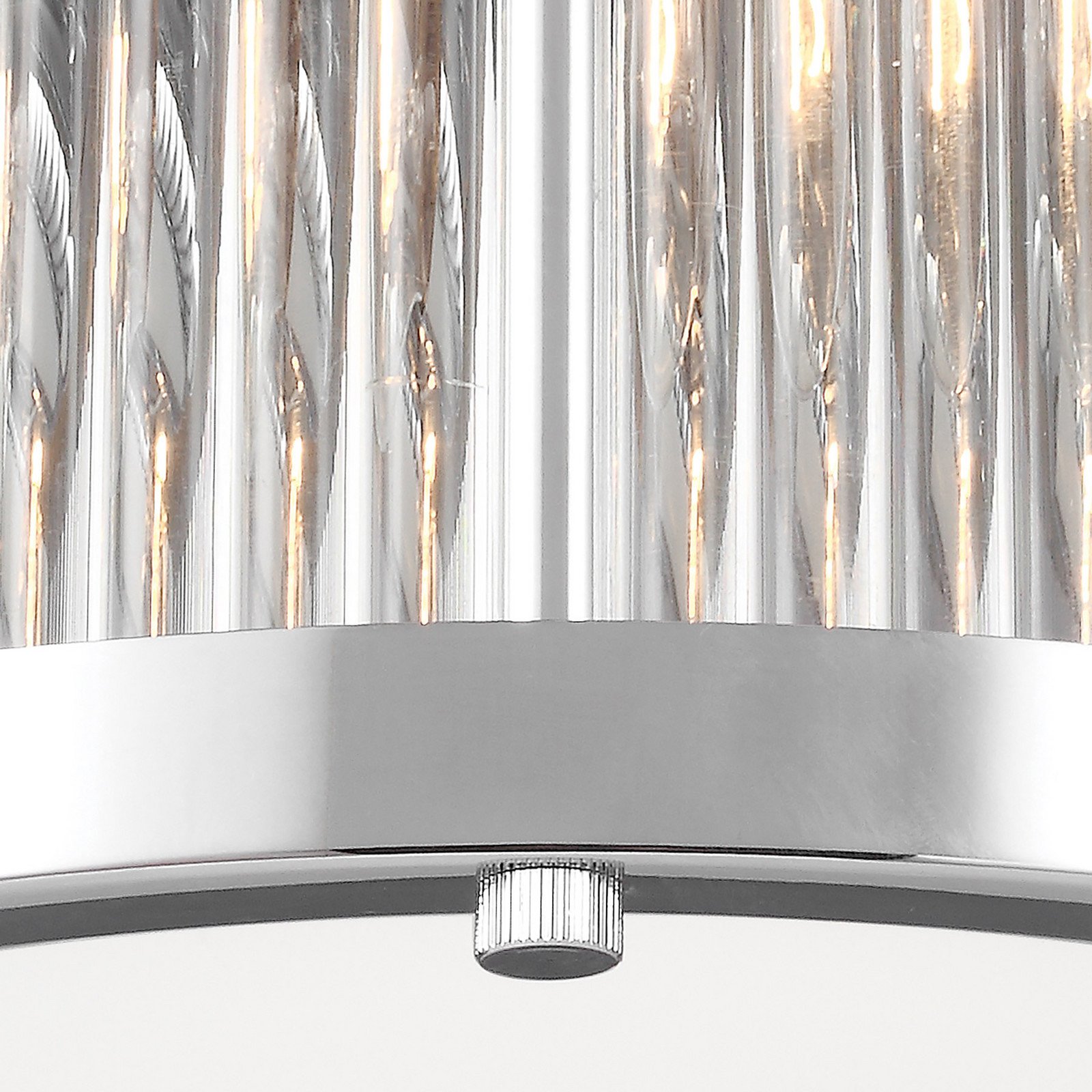 FEISS Plafonieră cu LED Paulson IP44 cromat Ø 279 cm - Camera de zi / sufragerie - crom lucios - Metal