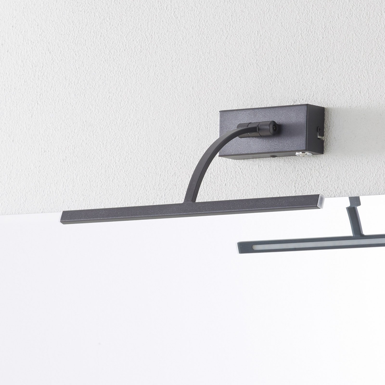 Applique LED Matisse, largeur 34 cm, noire