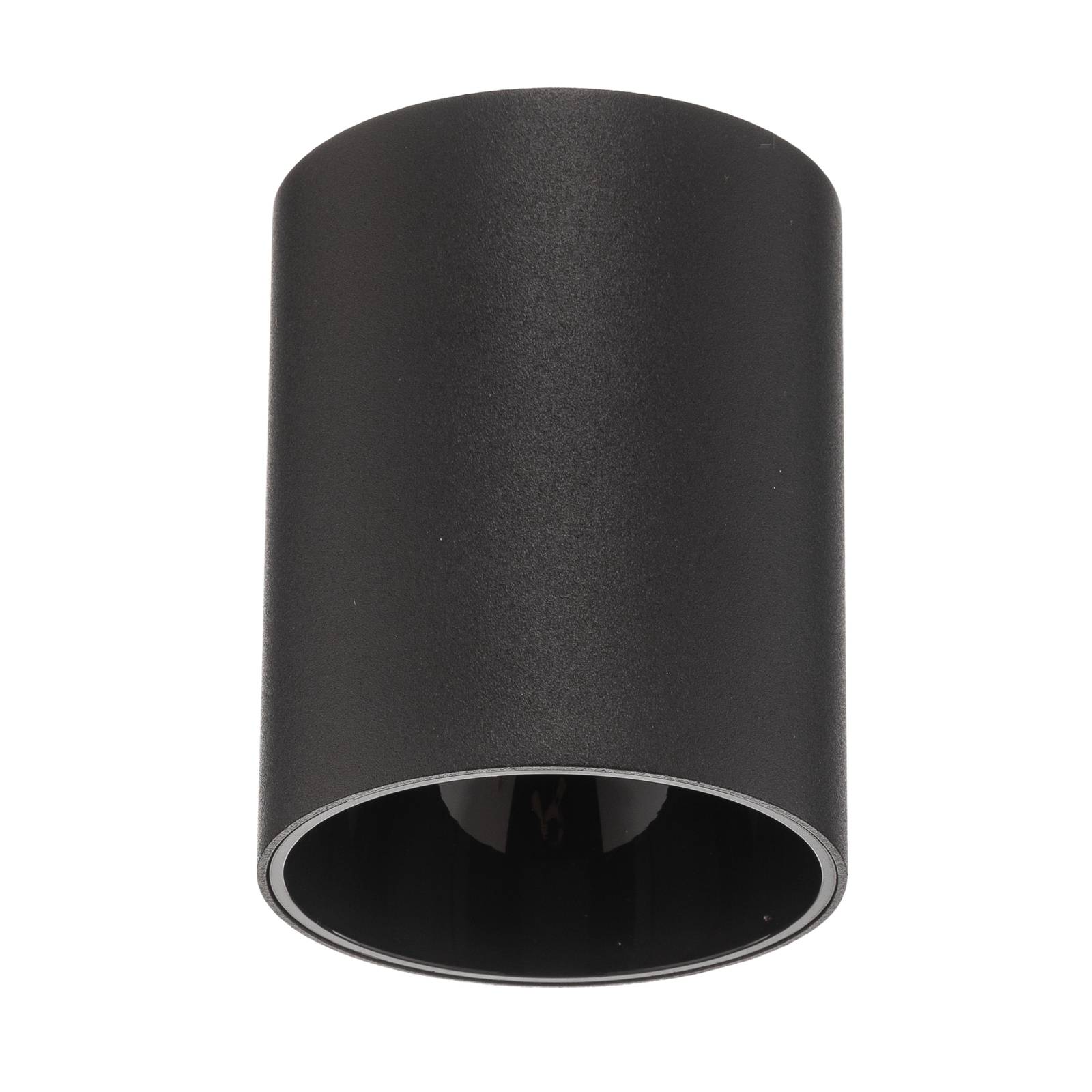 Plafonnier à spots Eye Tone cylindrique noir