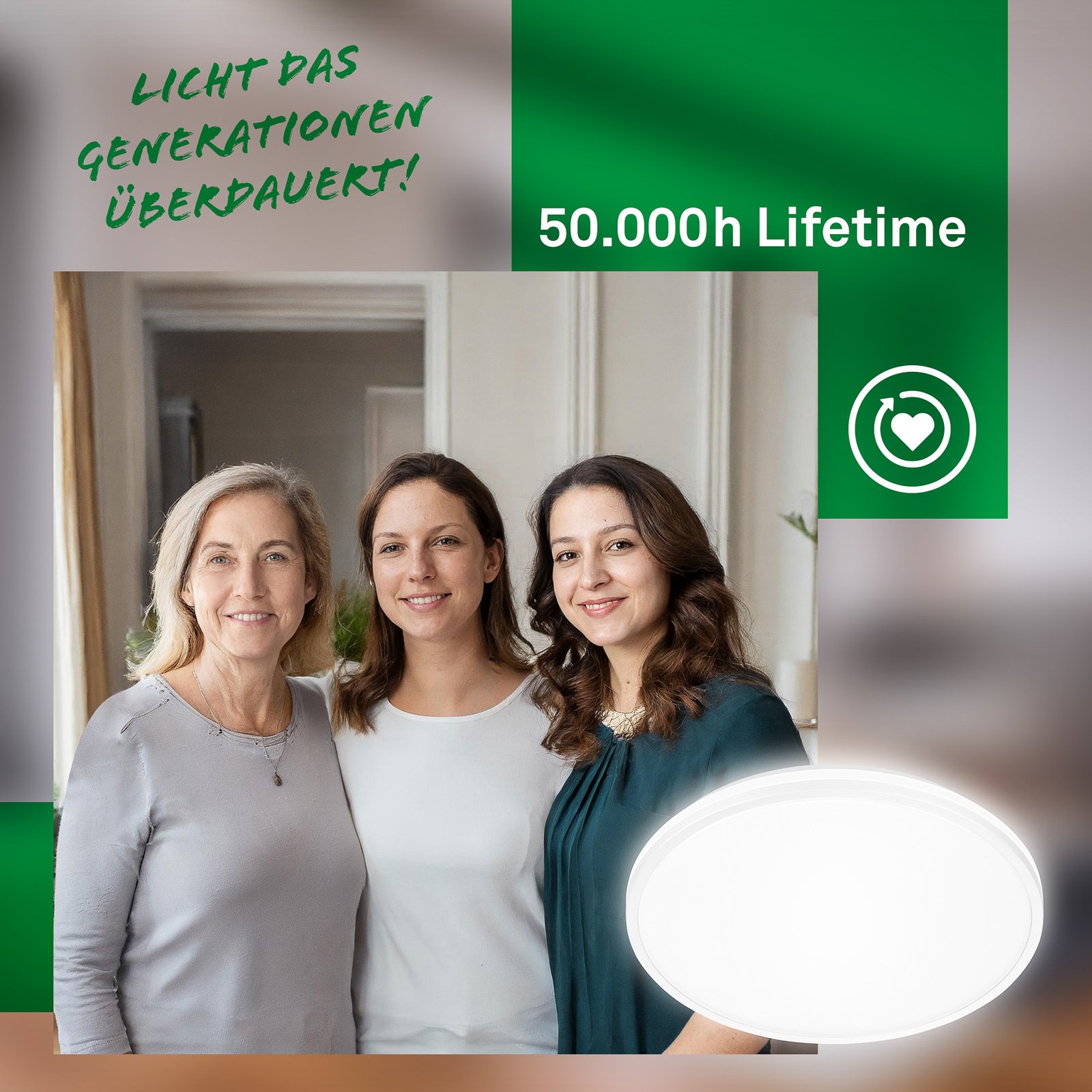 LED-Deckenleuchte Pulap A, weiß, Ø 33 cm, Kunststoff