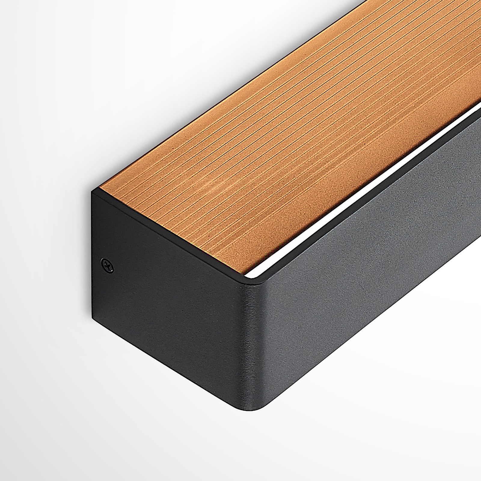 Candeeiro de parede LED Karam W36,5 Preto/Dourado - Arcchio