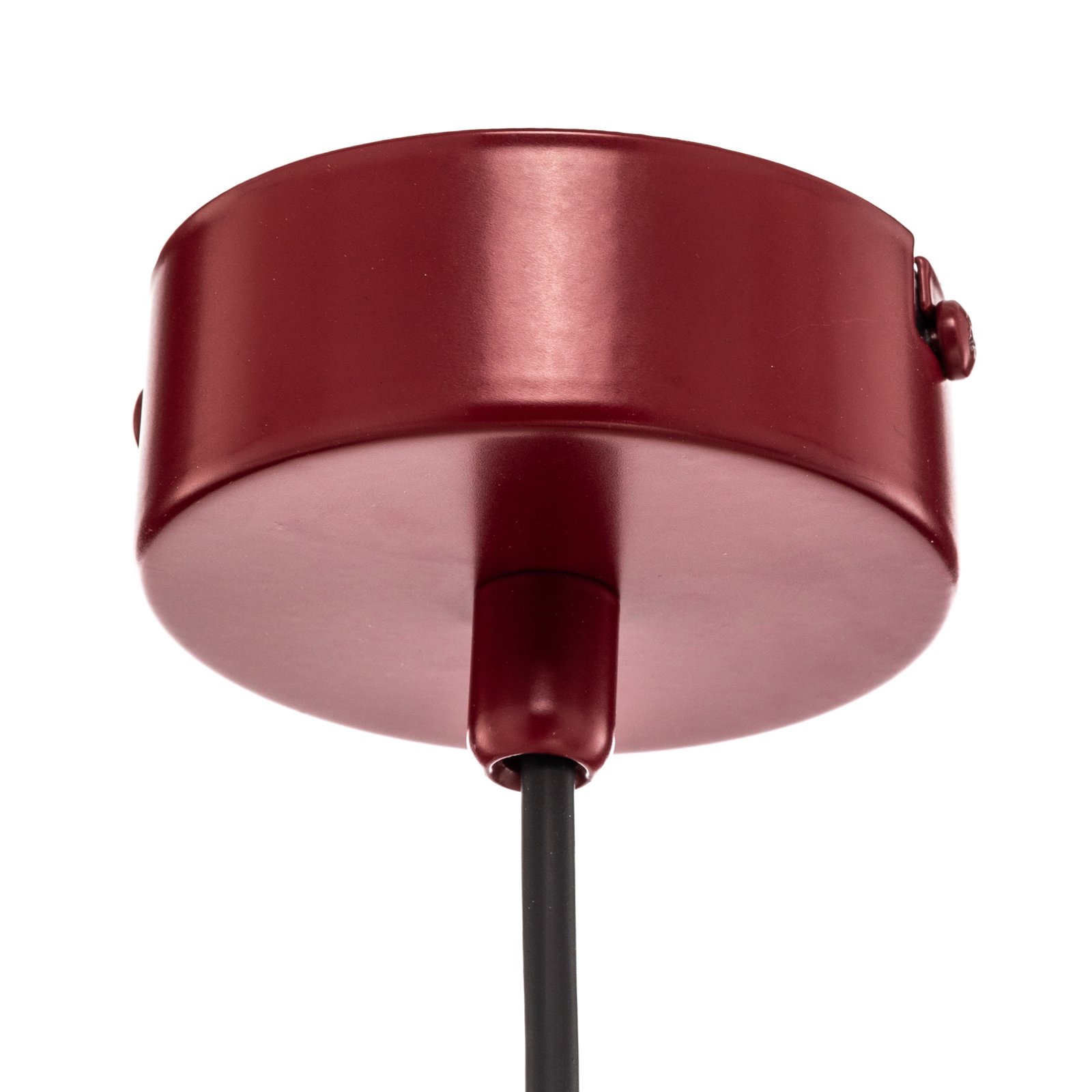 Mille pendant light, 1-bulb, wine red