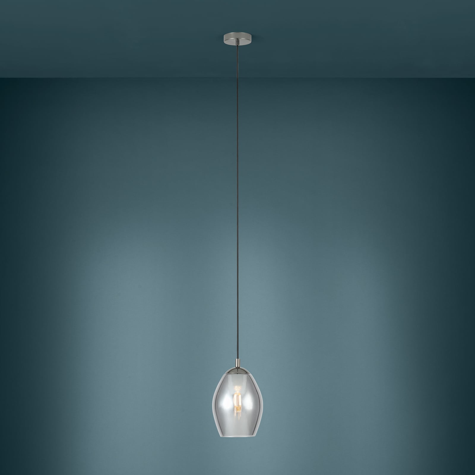 Závěsné světlo Estanys, černé, 1 žárovka - EGLO Stars of Light