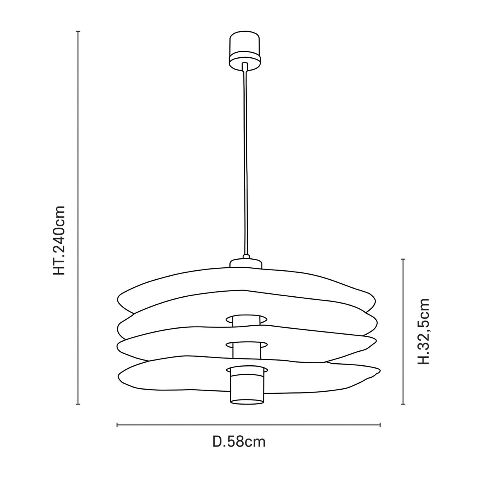 Lampada a sospensione Rivage, Ø 58 cm - MARKET SET Lampada a sospensione Rivage, Ø 58 cm - MARKET SET