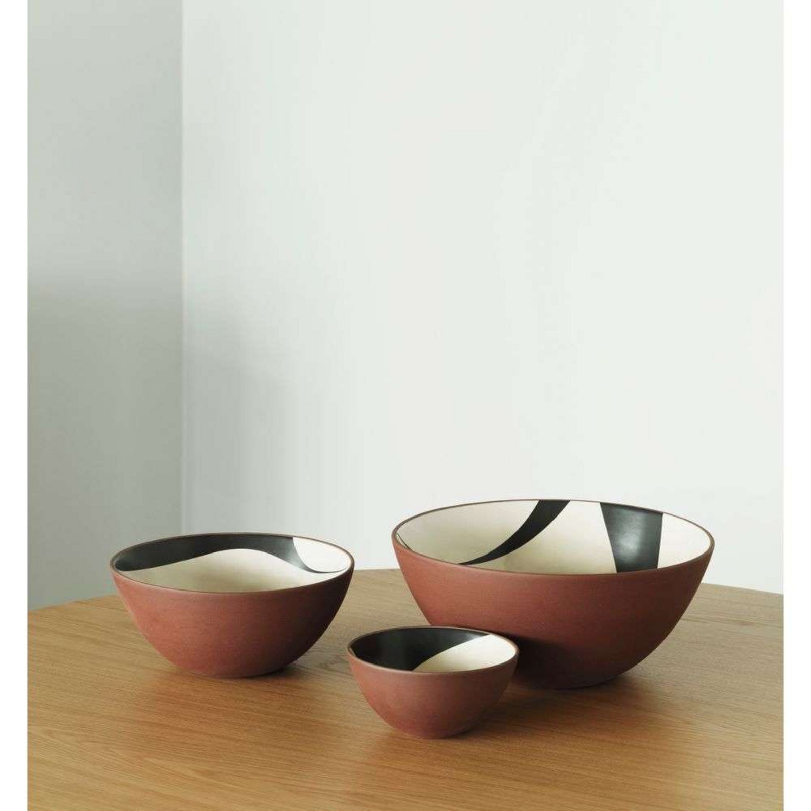 Line Bowl Ø15 Red Clay - Normann Copenhagen