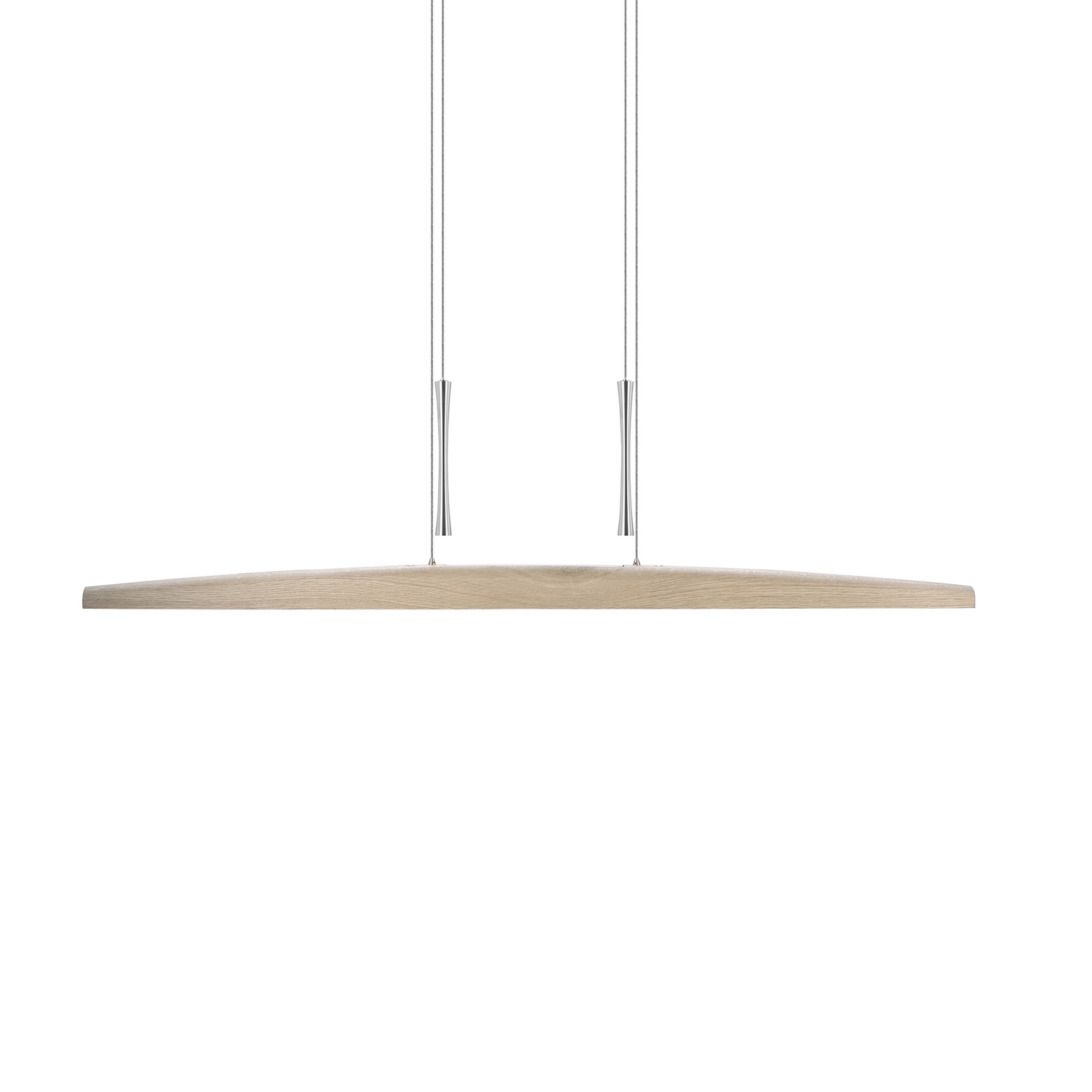 HerzBlut Arco LED hanging light asteich white 130cm