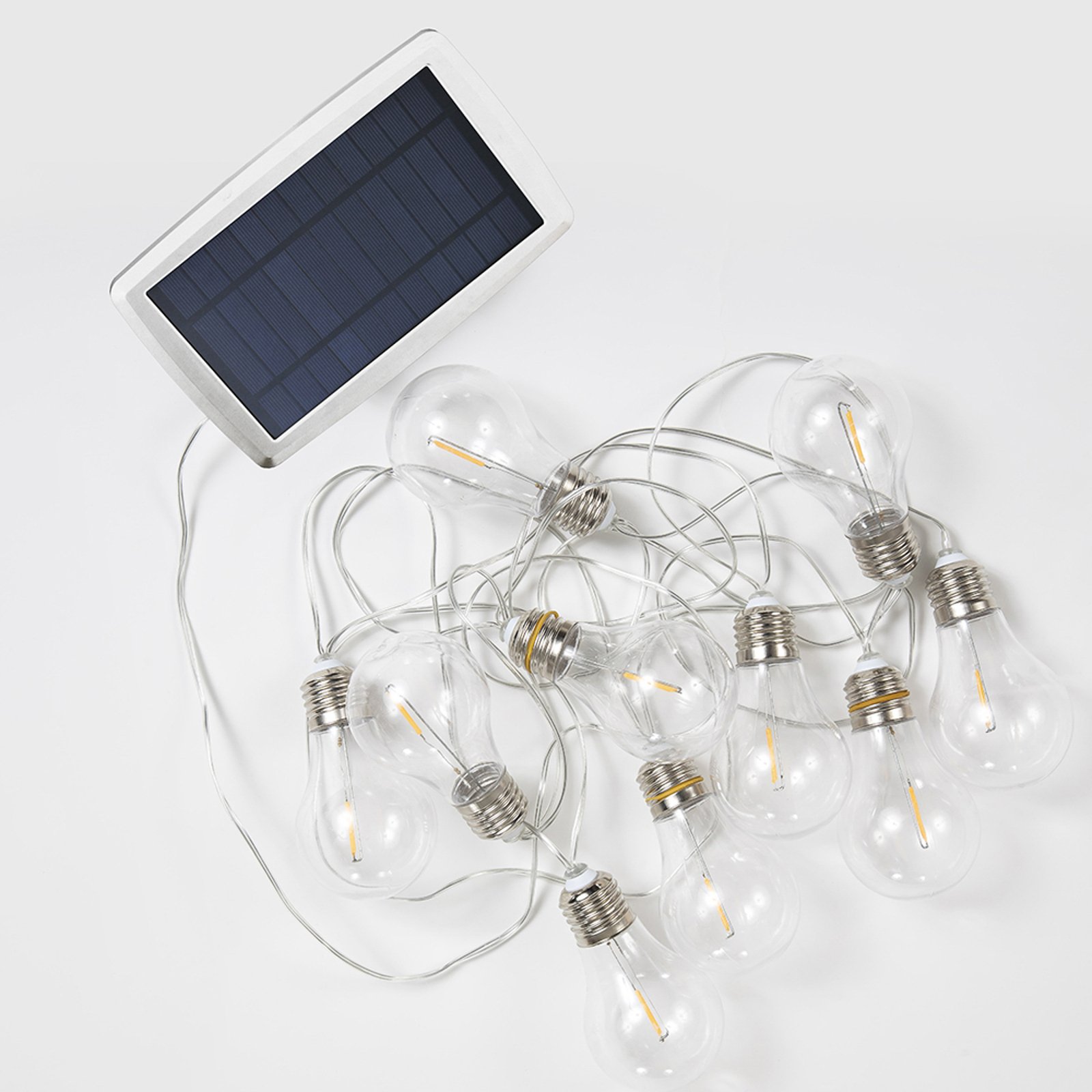 Newgarden Stella LED solar string lights, 2,700 K