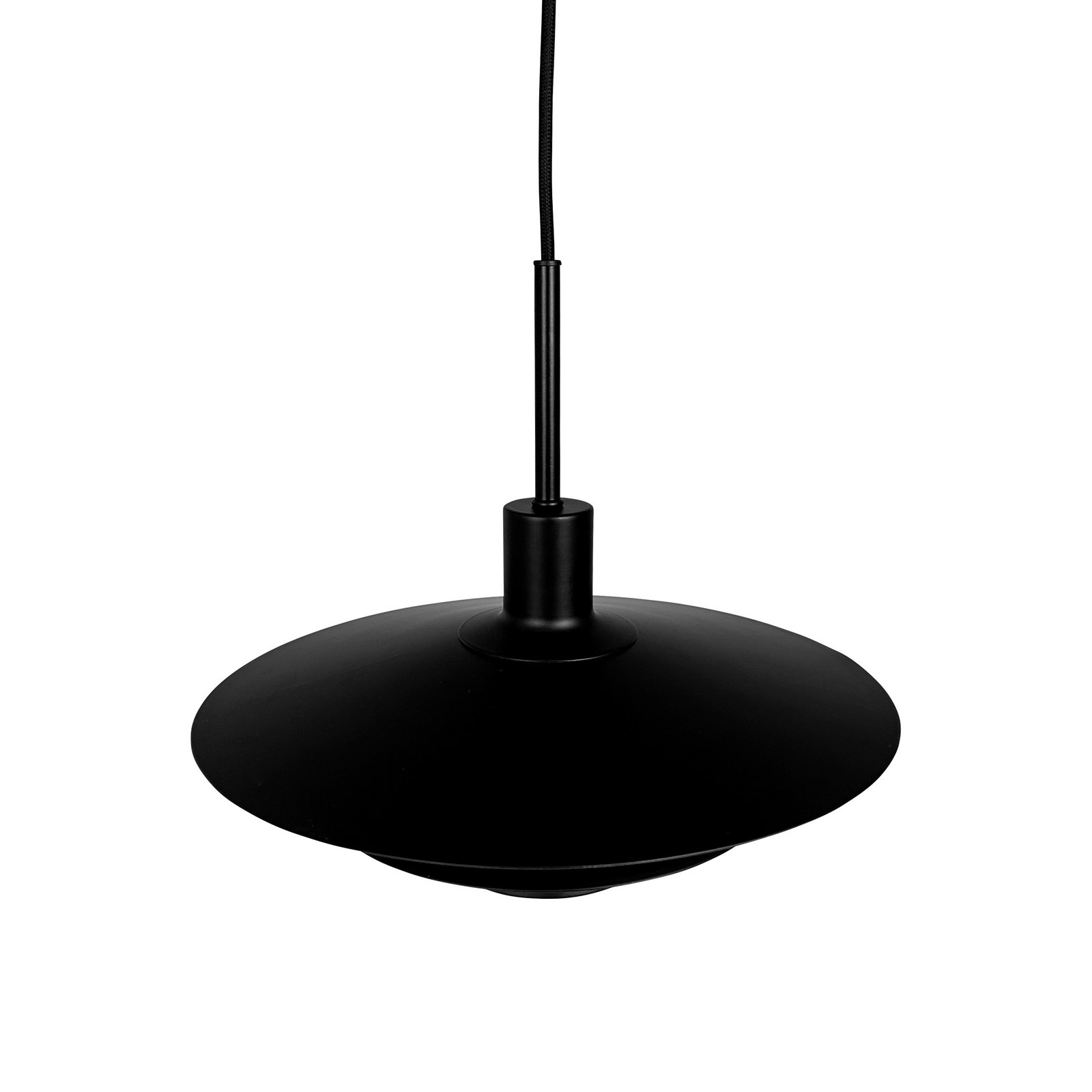 Dyberg Larsen Kay hanging light, Ø 40 cm, black, metal