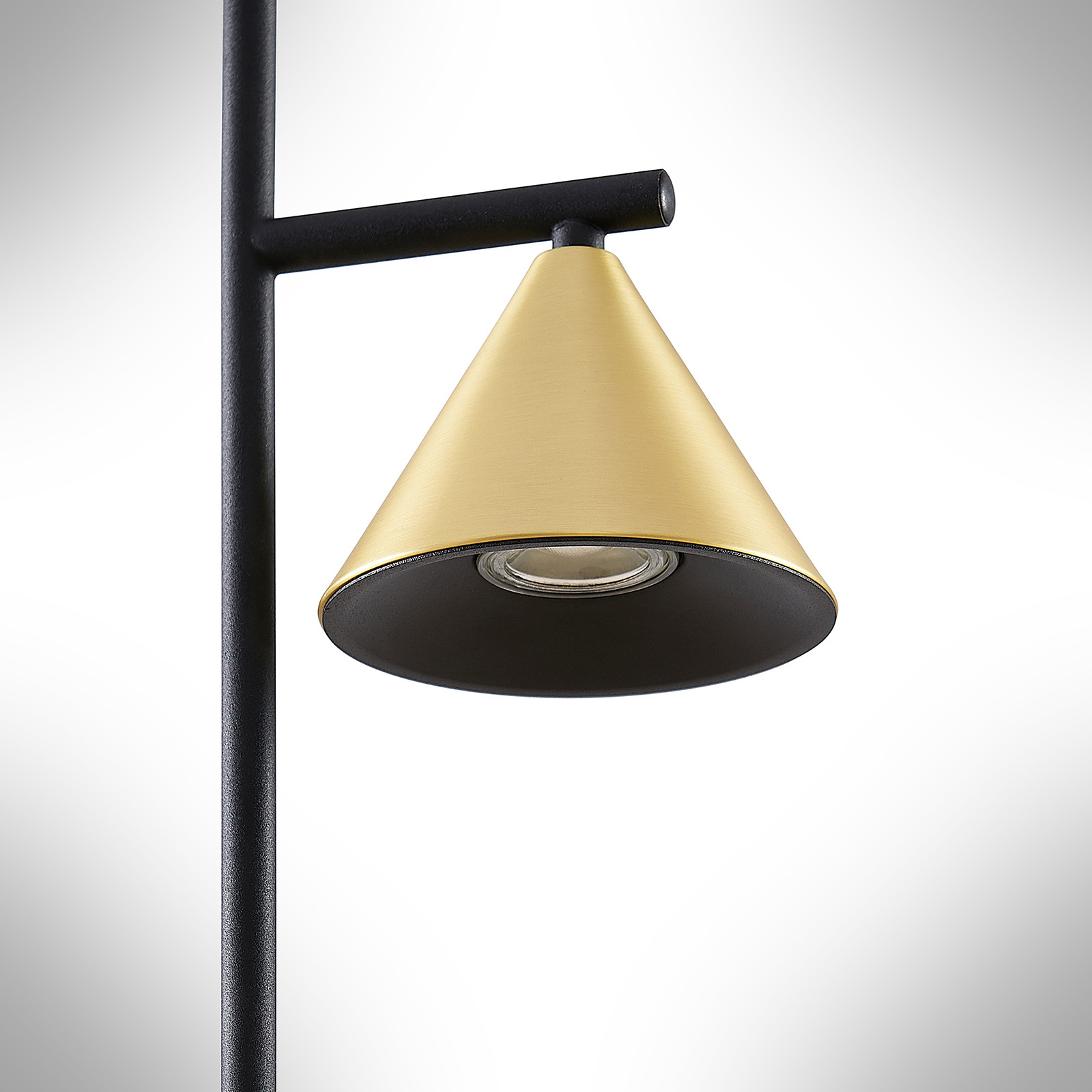 Lucande Kartio bordlampe messing