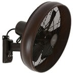 Ventilador de pared Beacon Breeze color bronce/negro 41cm silencioso