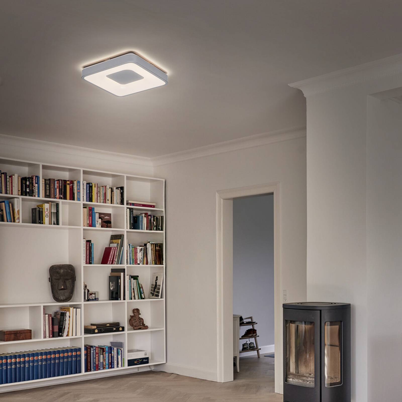 OSRAM LED-loftlampe ORBIS PIANA, hvid, 38 x 38 cm, clickdim
