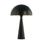 Lámpara de mesa 20210 metal, 47 cm, negro mate