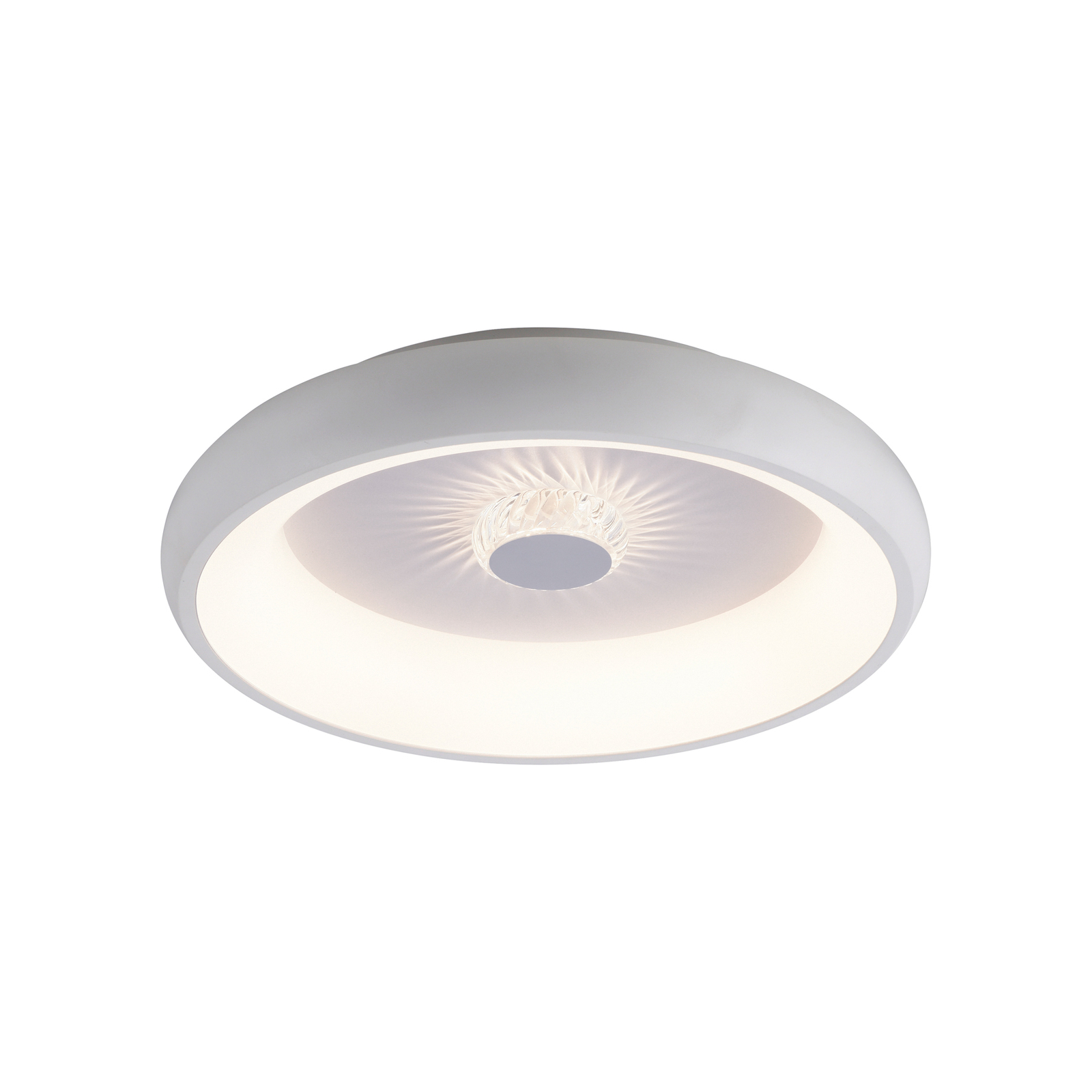 Vertigo LED stropna svetilka, CCT, Ø 46,5 cm, bela