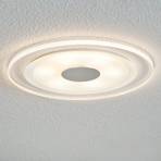 Conjunto de 3 lâmpadas redondas Paulmann Whirl LED para encastrar 6W