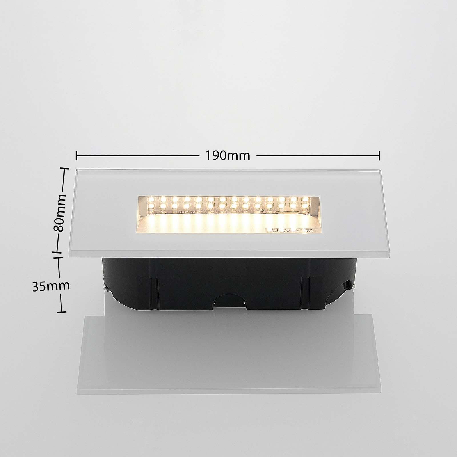 LED innfelt vegglampeJody, 19 cm | Lampegiganten.no LED innfelt vegglampeJody, 19 cm | Lampegiganten.no