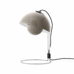 Lampada da tavolo Flowerpot VP4, grigio-beige, 36 cm - &TRADITION