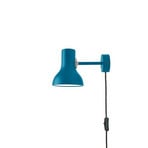 Type 75 Mini Fali Lámpa w/cable Margaret Howell Edition Saxon Blue - Anglepoise