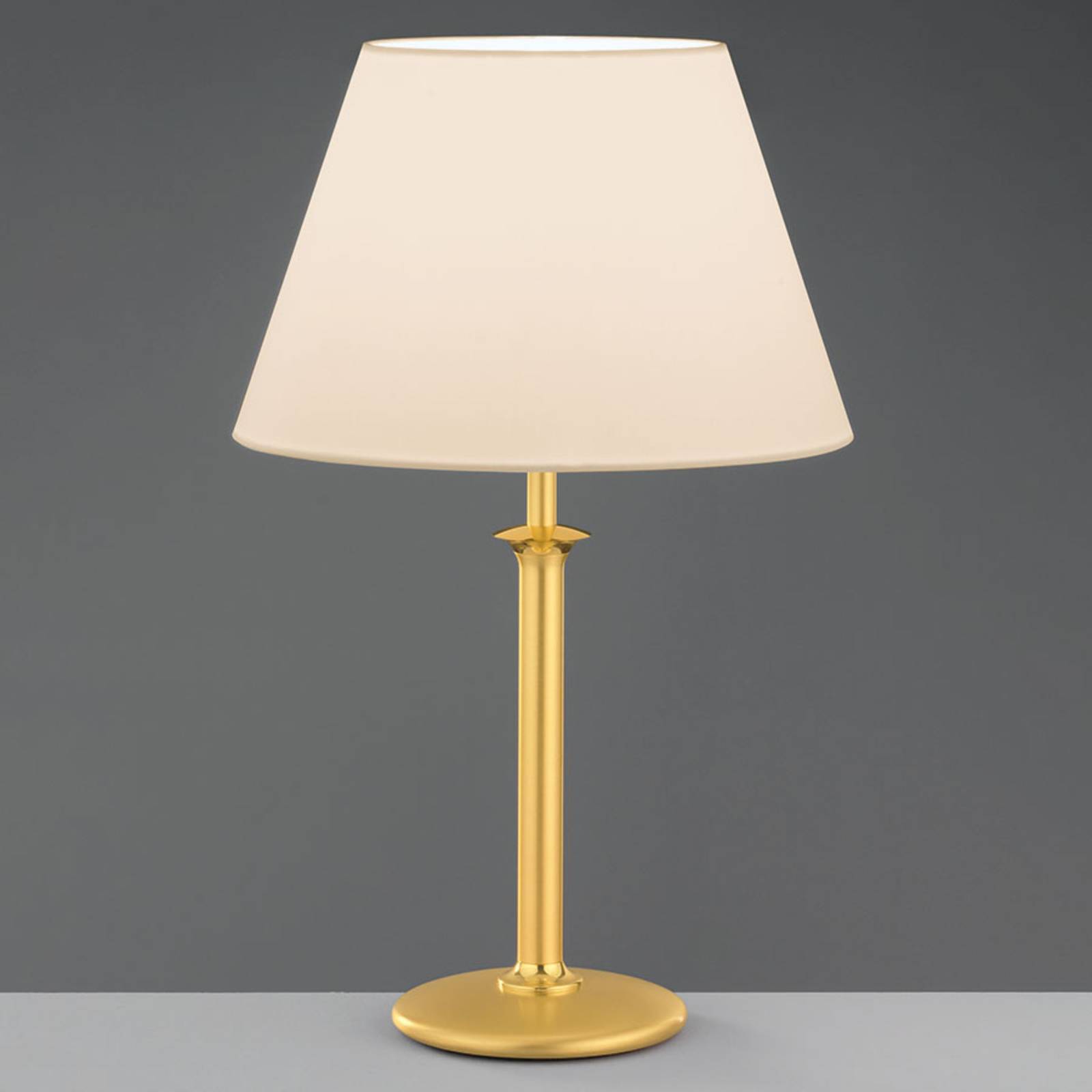 Image of Lampe à poser chintz Royce 44 cm crème 4011868156514