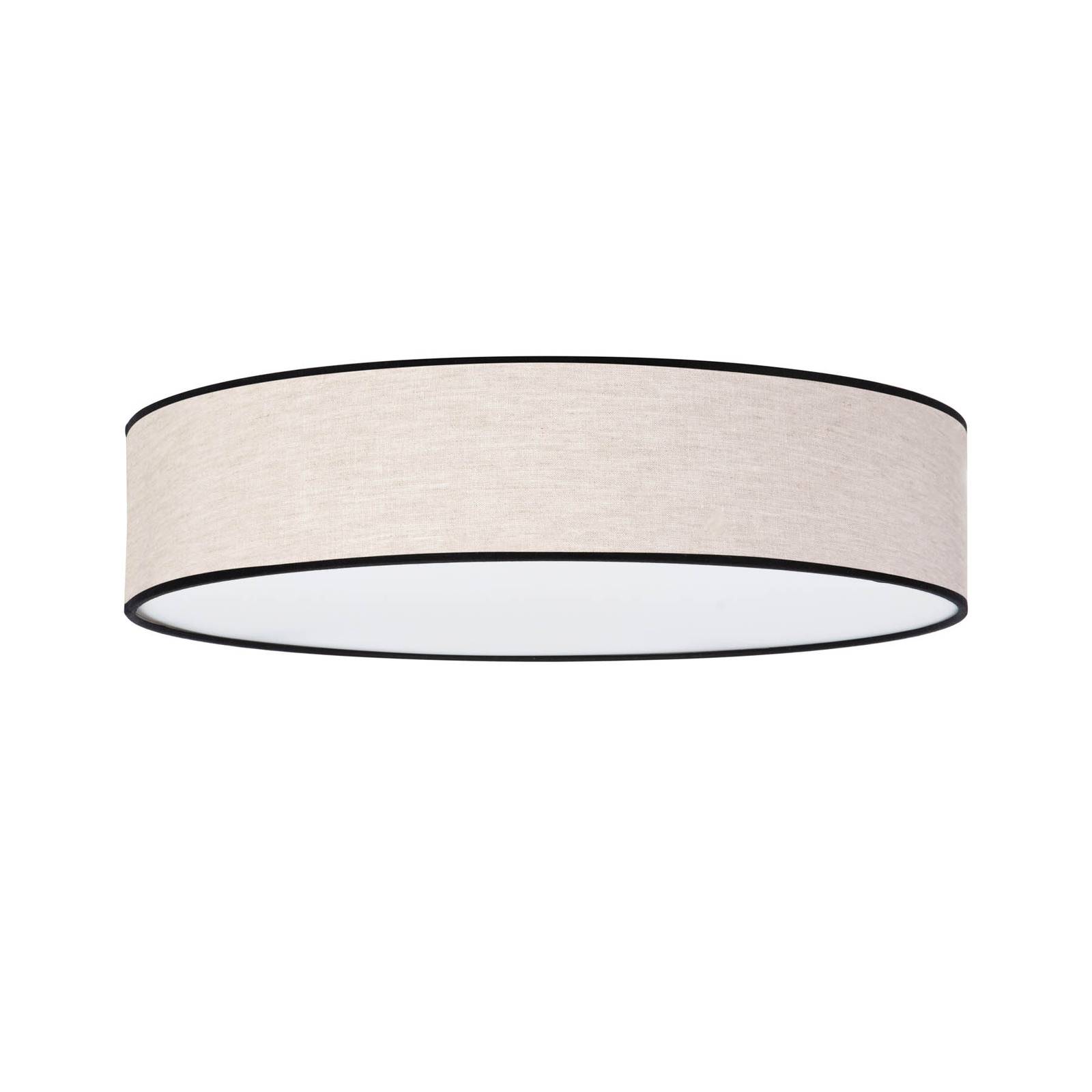 Euluna Ceiling Light - Living / Dining Room - Flush Ceiling Light - dimmable - Cream