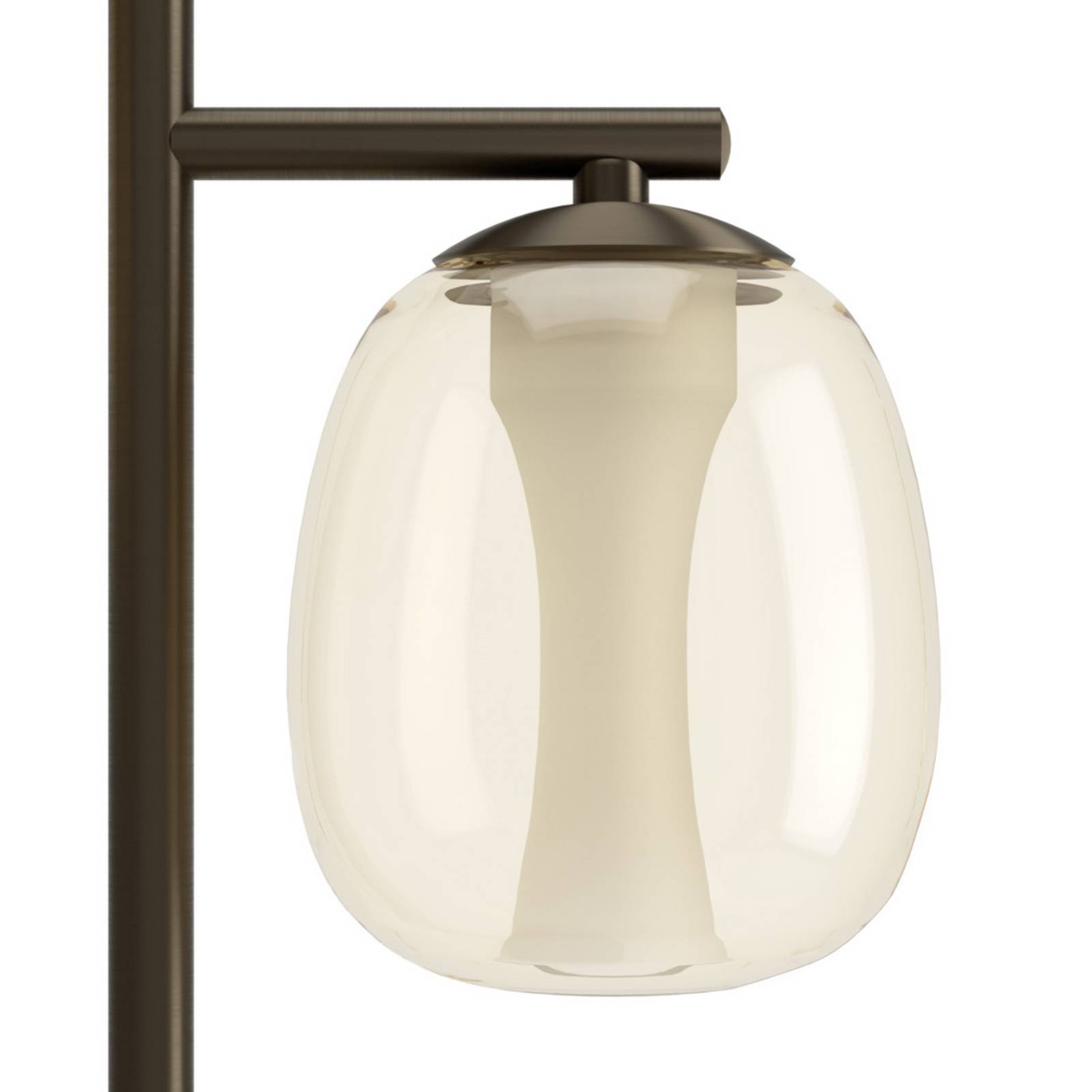 Stars of Light LED tafellamp FERRO brons/bruin 45 cm 2-armig