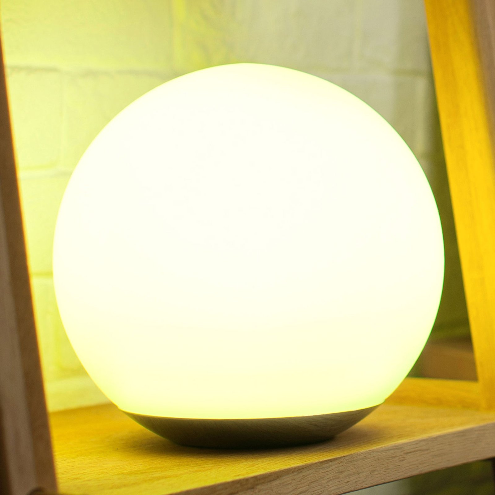WiZ-Technologie - LED-Tischleuchte Spirit aus Glas