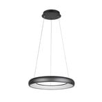 Suspension LED Cardona, Ø 62 cm, noir, CCT, métal